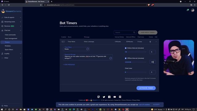 GUIA BASICA CHATBOT DE STREAMELEMENTS (PARA TWITCH, FACEBOOK YOUTUBE GAMING) | Tutorial | UrbVic смотреть онлайн