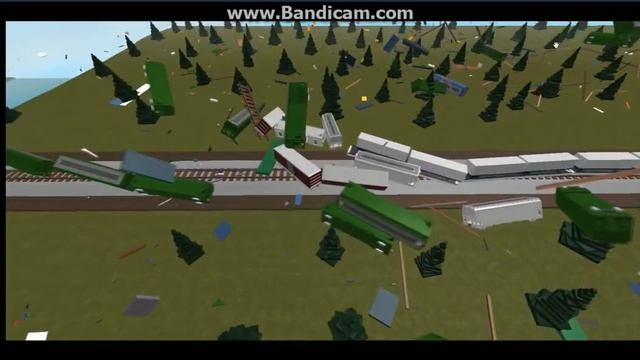 Массивные Крушения Поездов В Roblox смотреть онлайн