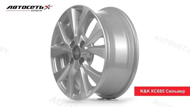 Обзор литого диска K&K КС685 Сильвер ● Автосеть ● смотреть онлайн