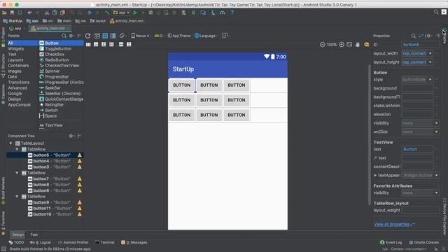 64-Kotlin for Beginners: Layout desgin with TableLayout смотреть онлайн