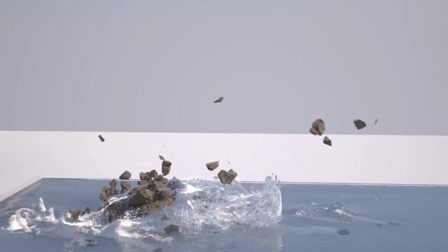 Rock Break Splash / / Phoenix FD 2.2 .. Thinking Particles // DM смотреть онлайн