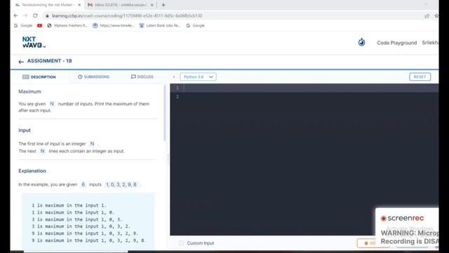 Assignment 18 |Hyphenate letters and Maximum |python |nxtwave смотреть онлайн