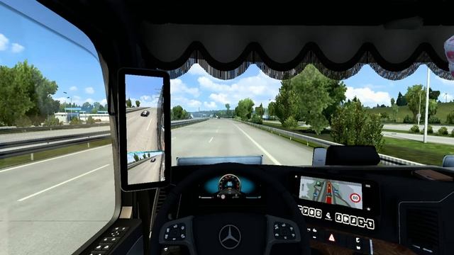 ETS2 (1.44 Open Beta) Mercedes Benz Actros 5 1848 Leipzig-Magdeburg смотреть онлайн