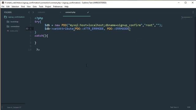 (6/26) PHP PDO Signup Form With Verification Email Create Connection Urdu/Hindi смотреть онлайн