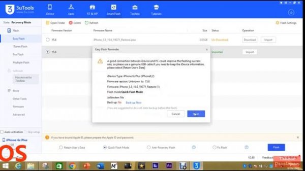 How to Fix 3uTools Error Requesting SHSH error 9%.