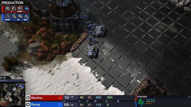 Starcraft 2: Ryung [T] v MaxPax [P] - Oxide in 4K смотреть онлайн