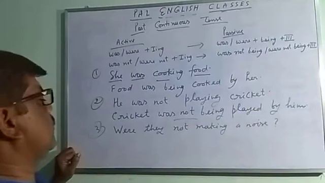 ACTIVE PASSIVE VOICE of Past Continuous Tense смотреть онлайн