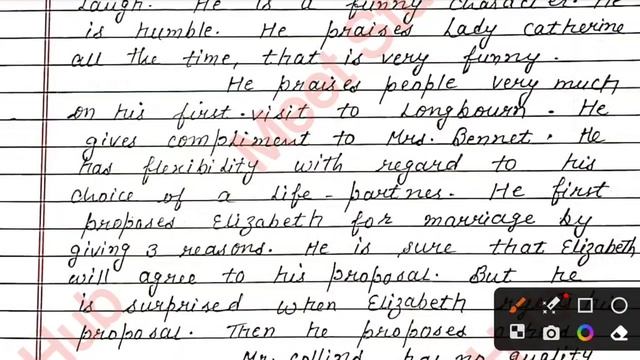 #BA sem 4 Mr. Collins. Character sketch . Pride and prejudice. English compulsory notes смотреть онлайн