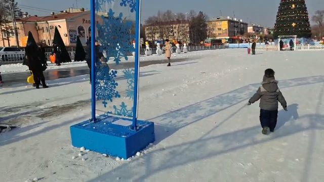 #новыйгод Чудеса в Уссурийске или чудо в конце ролика! смотреть онлайн