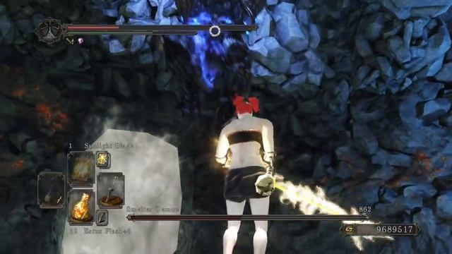 Dark Souls II - Aged (Blue) Smelter Demon - SUPER FAST KILL (NG+7, COC) смотреть онлайн