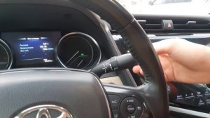 Лайфхак как поднять дворники на Toyota Camry v70 (Сервисный режим)