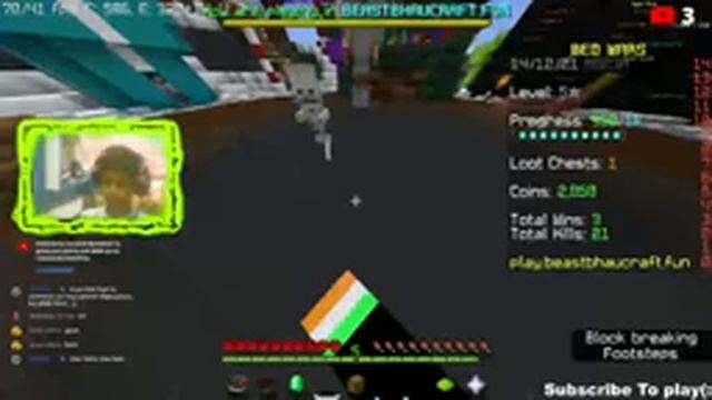 MINECRAFT BEDWARS LIVE WITH SUBSCRIBERS WITH FACECAM | ROAD TO 1.8K SUBSCRIBERS | MINECRAFT LIVE смотреть онлайн