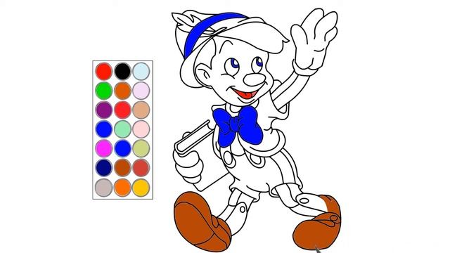 How to Draw Pinocchio Step by Step Easy | How to Draw Pinocchio full body | Draw Pinocchio смотреть онлайн