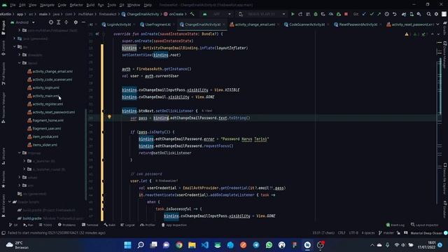 33 Android Kotlin Ganti Email User Firebase смотреть онлайн
