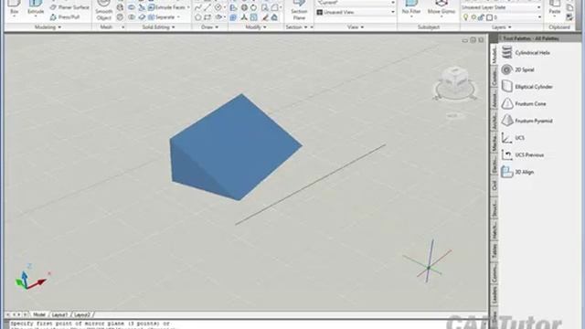 AutoCAD 2010: 3D Mirror смотреть онлайн