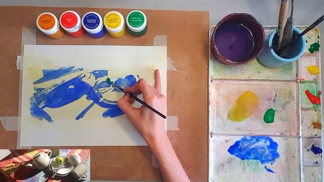 ЖИВОПИСЬ ГУАШЕВЫМИ КРАСКАМИ смотреть онлайн