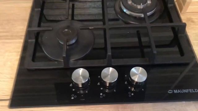 Газовая варочная панель MAUNFELD EGHG.43.33CB/G (Видеообзор) смотреть онлайн
