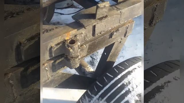 Самодельный двухосный прицеп для минитрактора. смотреть онлайн
