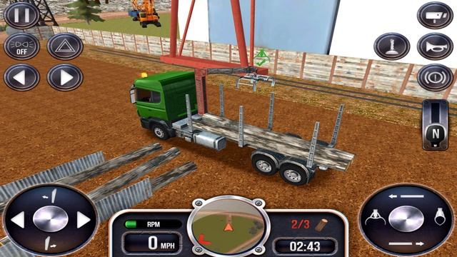 Extreme Trucks Simulator Game - Construction Simulator Game - Logs Truck Games Android IOS #4 смотреть онлайн