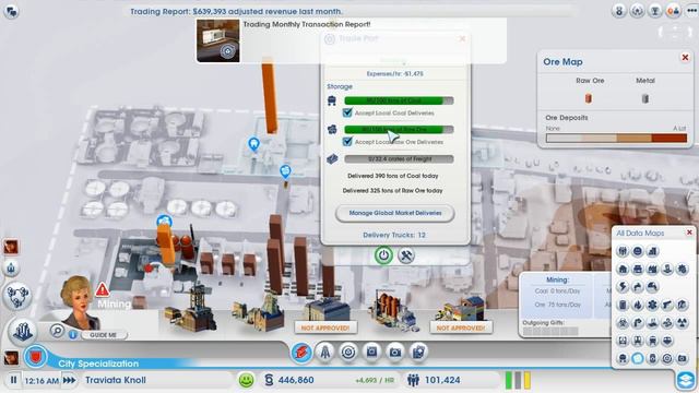 Sim City Walkthrough Part 29 - Money - Let's Play Commentary (SimCity 5 2013) Gameplay