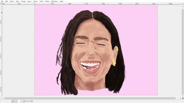 Coloring Dua Lipa | Digital Painting смотреть онлайн