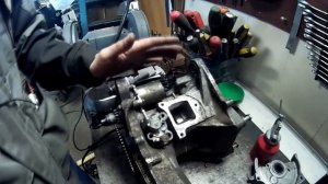 Как закрепить маслонасос на Honda Dio 34/35