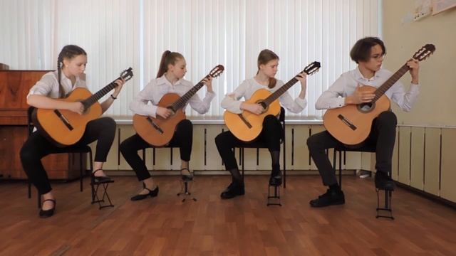 Мануэль Пенелла "Пасодобль", исполняет ансамбль "Серебряные струны" смотреть онлайн