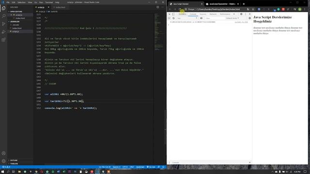 Java Script Dersleri Örnek Problem Cevabı смотреть онлайн