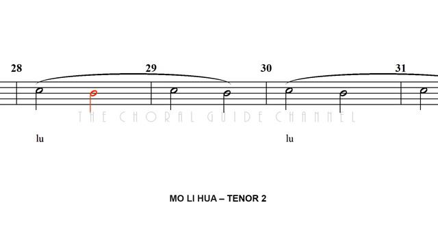 Mo Li Hua - TENOR 2 | Arr Hyo Won Woo смотреть онлайн
