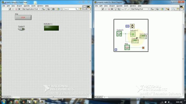 How to make front panel objects such as indicators and controls blink in LabVIEW смотреть онлайн