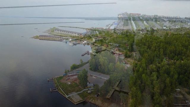 Город Чайковский. Кама, порт, парк развлечений. смотреть онлайн