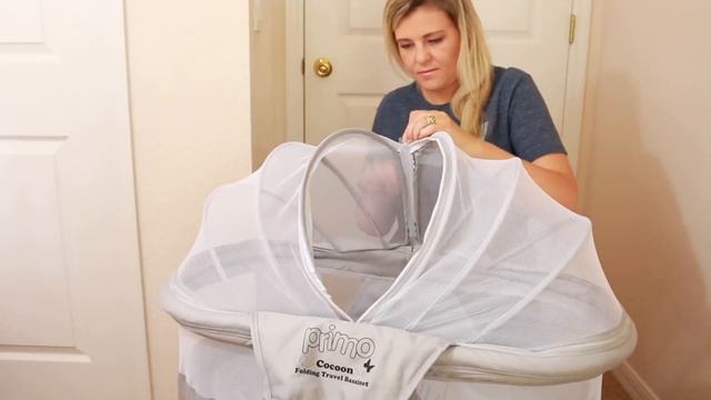 LIGHT & EASY - PRIMO COCOON FOLDING TRAVEL BASSINET | Review смотреть онлайн