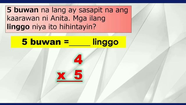 MATH 3-PAGSASALIN NG ORAS SA ARAW, LINGGO, BUWAN AT TAON смотреть онлайн