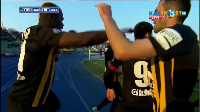 КПЛ-2017. 1 ТУР. КАЙРАТ - АКТОБЕ 1:0 (Ж. ГОУ) смотреть онлайн