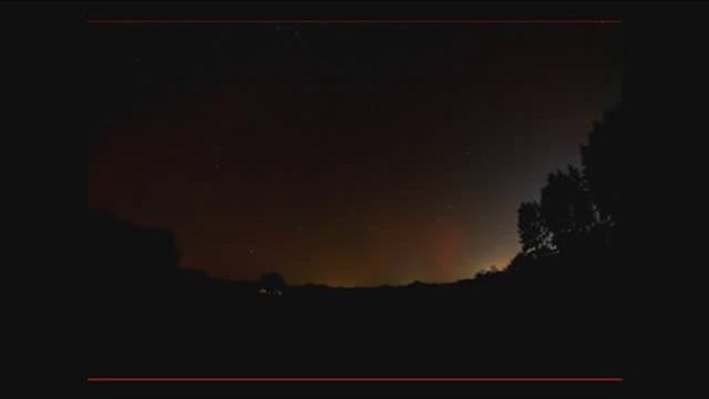 Aurora Borealis over Versmold (Germany) on 24./25. 10. 2011 смотреть онлайн