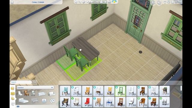 Переделка базового дома в Эвергрин Харбор / Townie makeover / Speed Build Sims 4 / NO CC / смотреть онлайн