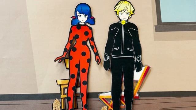 Paper dolls dress up - Ladybug attacks Cat noir's mother! #akumatized Miraculous story смотреть онлайн