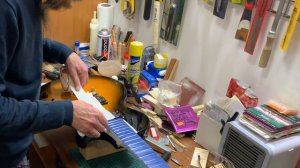 Шлифовка ладов на гитаре