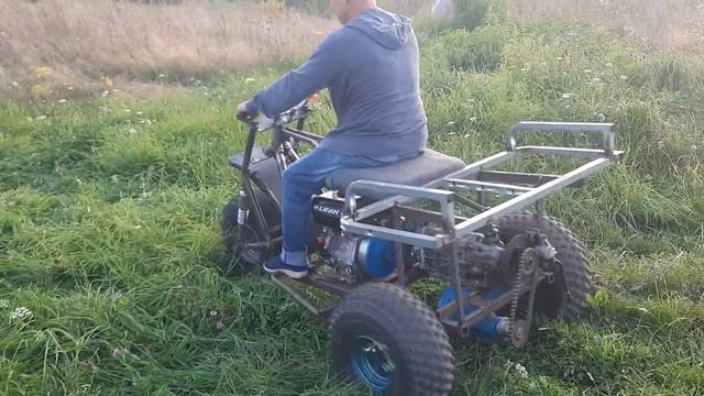 Трицикл своими руками первый выезд.