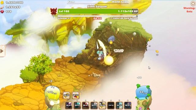 Clicker Heroes 2 WORLD 1 BOSS Gameplay Walkthrough Playthrough Let's Play Guide смотреть онлайн