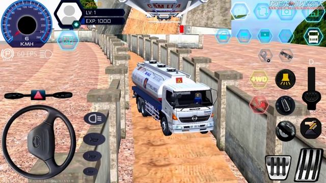 Truck Simulator Vietnam - Oil Tanker Transporter Truck Driver - Android GamePlay смотреть онлайн