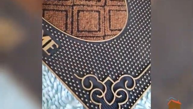 Обзор придверного резинового коврика с позолотой смотреть онлайн