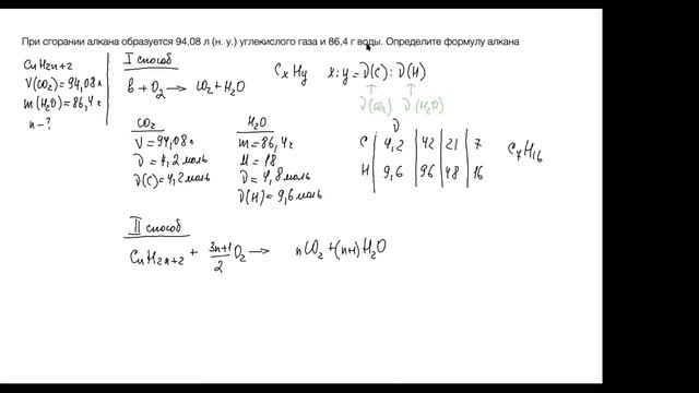Вывод формулы вещества. Решаем и СОСТАВЛЯЕМ (!!!) сложные задачи по химии смотреть онлайн