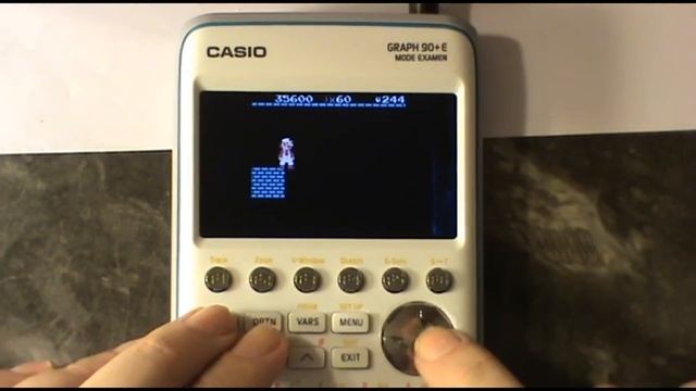 Super Mario Bros на калькуляторе Casio Graph 90+E / Prizoop (Game Boy emulator) test / VHS Line смотреть онлайн