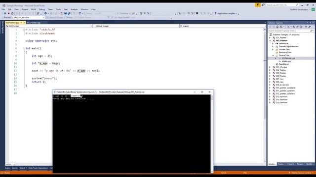 Видео курс С++ Starter. Урок 8. Указатели смотреть онлайн