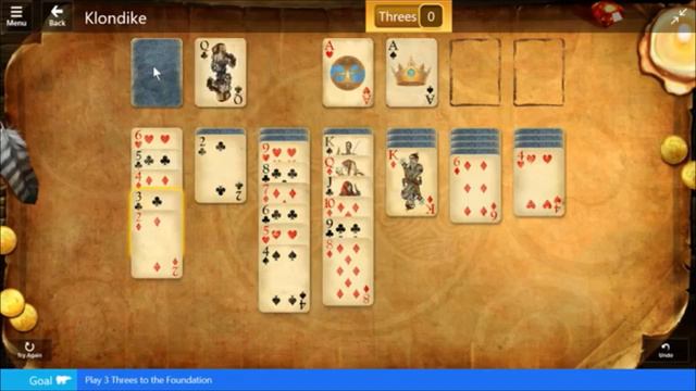 Star Club / Fable / Klondike: Play 3 Threes to the Foundation - Expert смотреть онлайн