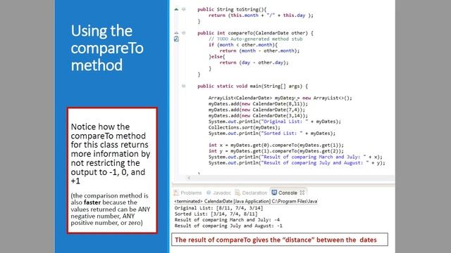 CSC 143 Ch 10.2 ArrayLists Comparable / compareTo смотреть онлайн