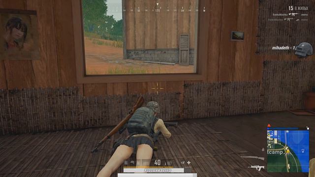 Battlegrounds - Один против Сквада - Лежать не Ошибка / PUBG 1440p смотреть онлайн
