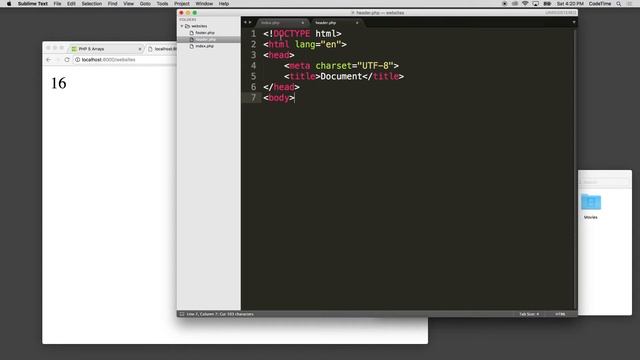 Basic PHP, Part 10: The Include Function смотреть онлайн