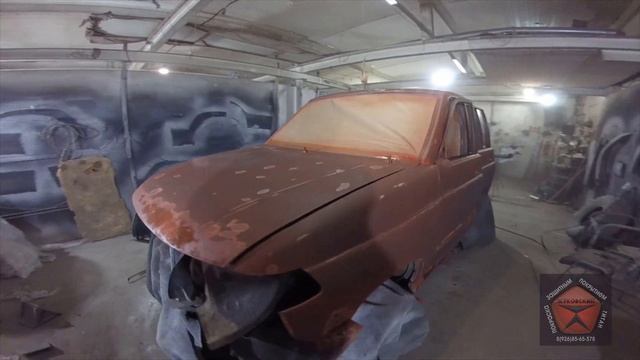 УАЗ PATRIOT обработка скрытых полостей, удаление ржавчины. Покраска защитным покрытием Титан смотреть онлайн